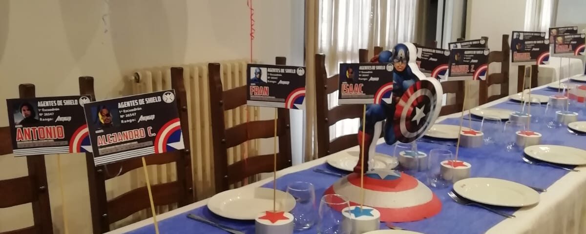 Comunión - Piezas Decorativas Capitán América 2