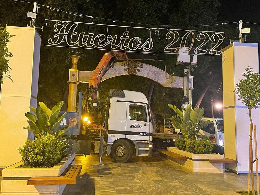 Making Off del Arco de los Huertos del MalecÃ³n 2022 3